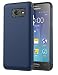 Produktbild Samsung Galaxy J5 2017 Hülle, Oceanhome 2 in 1 Hart PC + TPU Case Cover Klassik Sport Schutz Schutzhülle [Stoßdämpfung] Carbon Faser Ladekantenschutz Anti Sturz Smart Phone Case für Samsung Galaxy J5 2017 Hülle ( Marine )