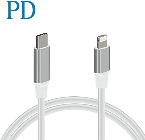 yinboti USB Type C to Lightning Cable with Power Delivery PD, Compatible Quick Charging, for iphone 8,X,8Plus - 3.3ft (1m).