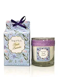 Song of India Wax Jar Candle, Pack of 1, French Lavender