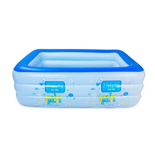 Preisvergleich Produktbild QIANDING yupenyugang Badewanne, Faltbarer Aufblasbarer Pool Baby Kinderpool Infinity Pool, Baby Wasserpark, Erwachsene Badewanne (größe : XL-210X150X60)
