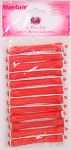 Mayfair Professional Wave Perm Rods- Red (12pcs)
