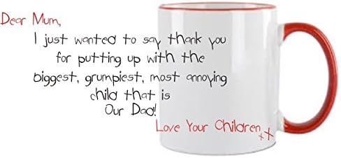 Dear Mum, Thank you for putting up with our Dad!, Novelty Mug