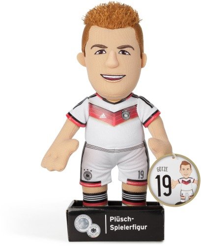 Preisvergleich Produktbild adidas DFB Fanpuppe Plüsch Götze, Schwarz / Weiß, 400100000111
