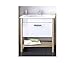 Produktbild 700818 Tico weiss Hochglanz / Sonoma Eiche WBU Waschbeckunterschrank Untersch...