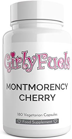 Cherry Active 180 Capsules Max Strength Montmorency Cherry Fruit Extract UTI Bladder Infection Relief 3 Month Supply Safe and Effective Uric Acid Eliminator UK Manufactured Supplement