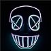 Produktbild Queta Karneval EL Glowing Line Kaltlicht LED Maske Horror Scary Maske Party Maske