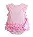 Baby Girls Infant Short Sleeve Bodysuit Rompers Ballet Sheer Skirt