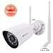 Produktbild Dericam 1080P Wireless Outdoor-Überwachungskamera mit Kristallglas 3MP HD-Objektiv, Full HD 1080P @ 30FPS, Externer Speicherkartensteckplatz verfügbar, B2A, Weiß