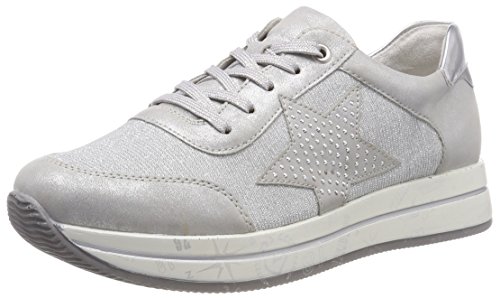 Remonte Damen D2500 Sneaker, Silber (Silber/Silber/Argento), 37 EU Remonte Damen D2500 Sneaker, Silber (Silber/Silber/Argento), 37 EU