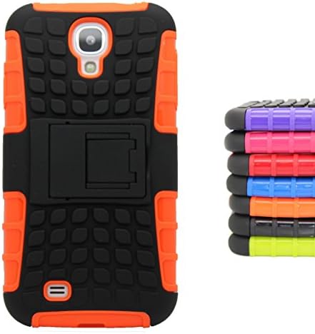 Heavy Duty Shock Proof Case With Stand Survivor Hard Cover [ For Samsung Galaxy S6 G920 , ORANGE ]
