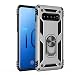 Produktbild Für Samsung Cases & Cover für Samsung Galaxy s10 (6,1 Zoll) Neuer Dual Layer Hybrid Shockproof Protection Case mit 360 Grad Metallringring für drehende Finger (Farbe : Silber)