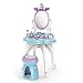 Produktbild #1118 Frozen Frisiersalon mit Sitzhocker und Zubehör - Disney Eiskönigin Frisiertisch Friseur Salon Schminktisch Spiel Tisch Set
