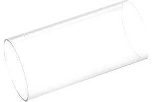 sourcing map Tubo rotondo in policarbonato rigido trasparente, diametro interno 71 mm, diametro esterno 75 mm, diametro esterno 150 mm, ad alto impatto, per illuminazione, modelli, impianti idraulici