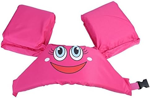 Broloyalty Kids Life Jacket Puddle Jumper Swimming Safety Aid For Kids To Learn Swimming (Rose Smile)