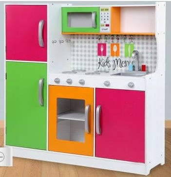 Preisvergleich Produktbild TZ-D1704 Spielküche Kinderküche aus Holz Deluxe- SABA