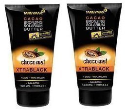 Preisvergleich Produktbild 2 X TANNYMAX SCHOKO ME XTRA SCHWARZ 100ML SONNENLIEGE BUTTER