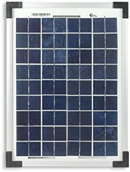 Enjoysolar® Polycrystalline Solar Panel - 10 W 12V Ideal for Garden Camping Caravan