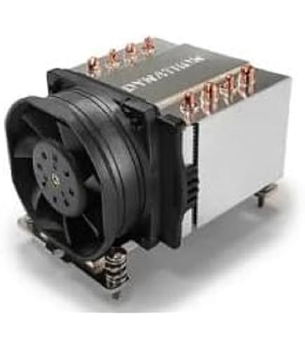 Dynatron A45 1U Ventilateur CPU Avec Dissipateur Thermique - Compatible AMD AM4 AM5 Jusqu'à 105W TDP