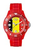 Ice-Watch - ICE world Belgium - Rote Herrenuhr mit Silikonarmband - 000570 (Small)