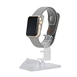 50 Profi Uhrenständer aus Acryl - Uhrenhalter Vitrine | 360 Grad Drehbar und Verstellbar | Aufbewahrung für Schwere Uhr