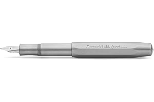 KAWECO Kaweko Steel Sport Fountain Pen F - Pluma estilográfica