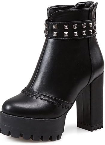 XZZ/ Women's Shoes Fall / Winter Platform / Fashion Boots / Combat Boots Boots Outdoor / Party &amp; Evening / CasualChunky , silver-us10.5 / eu42 / uk8.5 / cn43 , silver-us10.5 / eu42 / uk8.5 / cn43