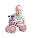 Produktbild YGJT Kinder Laufrad Spielzeug ab 1 Jahr TÜV geprüft Baby Dreiräder Erst Geburtstag Geschenk Fahrrad Für Jungen Mädchen 6-24 Monate Rosa Ente