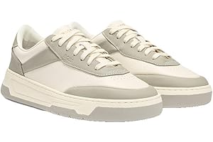 BOSS Hommes Baltimore Tenn Baskets au Style Authentique en Cuir Bicolore