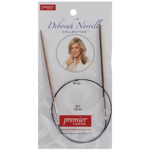 Premier Yarns Fixed Circular Knitting Needles 24"-Size 3/3.25mm, 3/3.25 mm