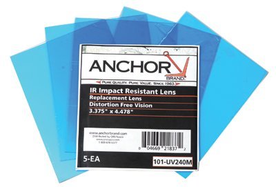 Anchor Brand 101-UV240M Miller 770-240 - Lentes de repuesto (5 unidades)