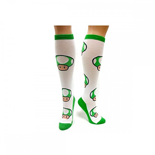 Preisvergleich Produktbild Nintendo - Green Mushroom - Kniestrümpfe / Socken / Super Mario / Nintendo