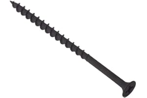 ForgeFix Drywall Screws Coarse Thread | 4.2 x 100mm | Black Phosphate | Box 100