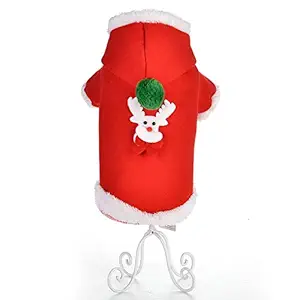 Winter Thicken Christmas Elk Relaxation Coat Dog Decoration Costume Pet Supplies Soft Comfortable Warm Cloth