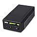 Price comparison product image TalentCell Rechargeable 72W 100WH 12V/8300mAh 9V/11000mAh 5V/20000mAh DC Output Lithium ion Battery Pack for LED Strip and CCTV Camera, Portable Li-ion Power Bank, Black