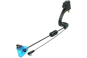 ‎HIRISI TACKLE Hirisi Tackle Karpfenangeln Swinger, 4 Farben,Led Lichter, Swinger Bissanzeiger AngelzubehöR, Einstellbare ElastizitäT, 2 Stufen，Mit Schnellkupplung