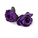 Produktbild Lyanther 50pcs 3cm künstlerische Rosen-Blumen-Kopf-Hochzeits-Dekoration (Dunkles Purpur)