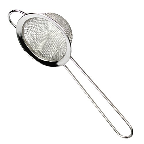 COM-FOUR® Feinmaschiges Küchensieb Siebe Edelstahl ⌀ 9,0 cm (4er Set) - 4