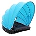 Produktbild Outdoor Beach Sun Schutz Regenschirm Mini Persönlichen Face Schatten PVC Kälte Schutz Zelt für Sommer Sonnenschirm, blau