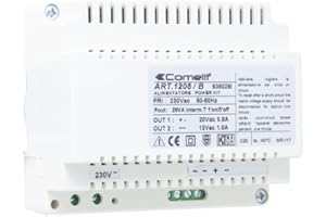 COMELIT – Transformateur 2 sortie Protection Fusible 500 mA