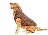 trajes para perros medianos El cierre de Popper es bueno para tu amigo peludo, ya que es fácil de poner y quitar, y también cualquier pieles que se atasque en comparación con el cierre de cremallera. Tu perro lucirá muy bien en esta cálida chaqueta acolchada.