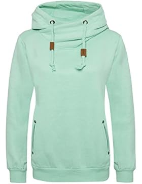 SUBLEVEL Damen Sweathoodie | Sportlich-Eleganter Kapuzenpullover mit hohem Baumwollanteil