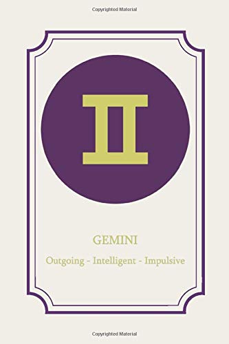 Preisvergleich Produktbild Gemini: Gemini Star Sign Journal Notebook Diary Dot Grid