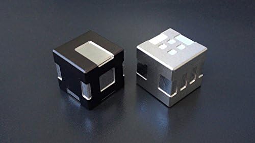 Cubble Dice - Anodised Aluminium Various Colours (Black Anodised)