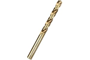 luwiscook HSS 5% Cobalt Jobber Drill Bit Set, 12mm 1pc M35 Twist Drill Bits, 135° for Stainless Steel, Hard Metals, Cast Iron, Aluminium and Copper, Stored in A Plastic Box