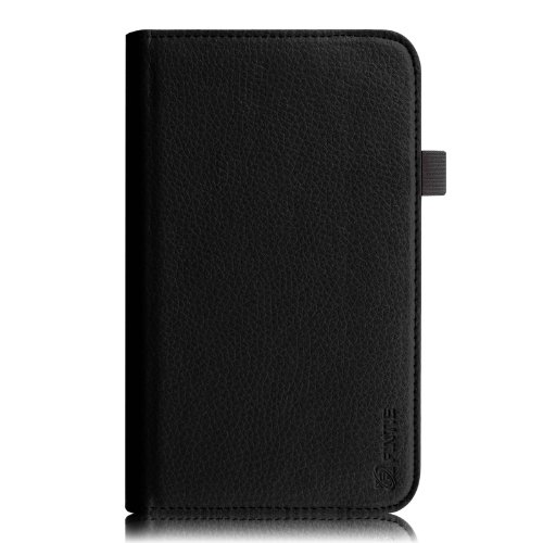 Fintie Samsung Galaxy Tab 3 7.0 Lite T110 T111 Hülle – 360° Drehbarer Stand Smart Cover Case Schutzhülle Tasche Etui mit Ständerfunktion für Galaxy Tab 3 7.0 Lite (7 Zoll) Tablet, Schwarz - 6
