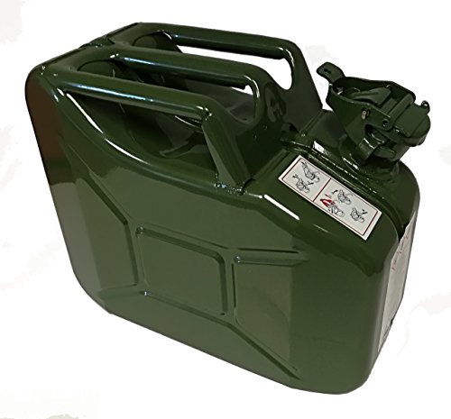 Coamer BM10L Bidón metálico para gasolina, Verde, 10 litros