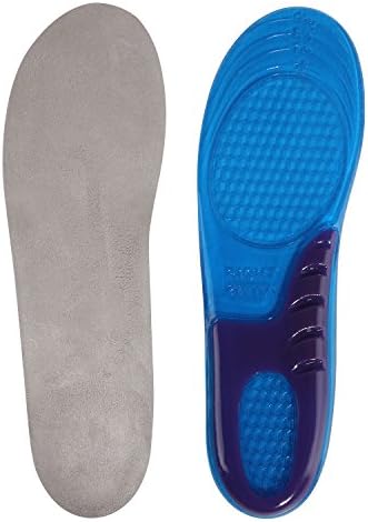 Gel shoe Insoles Full Length Comfort Insert Insoles for Sporting Walking Hiking Plantar Fasciitis Heel Spur Foot Pain Relief Gel Insole (US Women's(6-10))