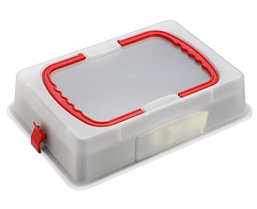 Dr. Oetker 1123 Rechteck-Springform mit Servierboden und Transporthaube 29x42x7cm BackIdee Kreativ - 4