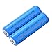 Produktbild DUJIE 18650 Batterien Akku,18650 Taschenlampe Akku - 2pcs 18650 3.7V 2200mAh Rechargeable Li-ion Battery Lithium Cells Blue BC827