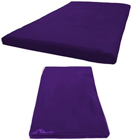 Futon Mattress COVER ONLY, Double 2 Seater in Purple. Available in 11 Colours
